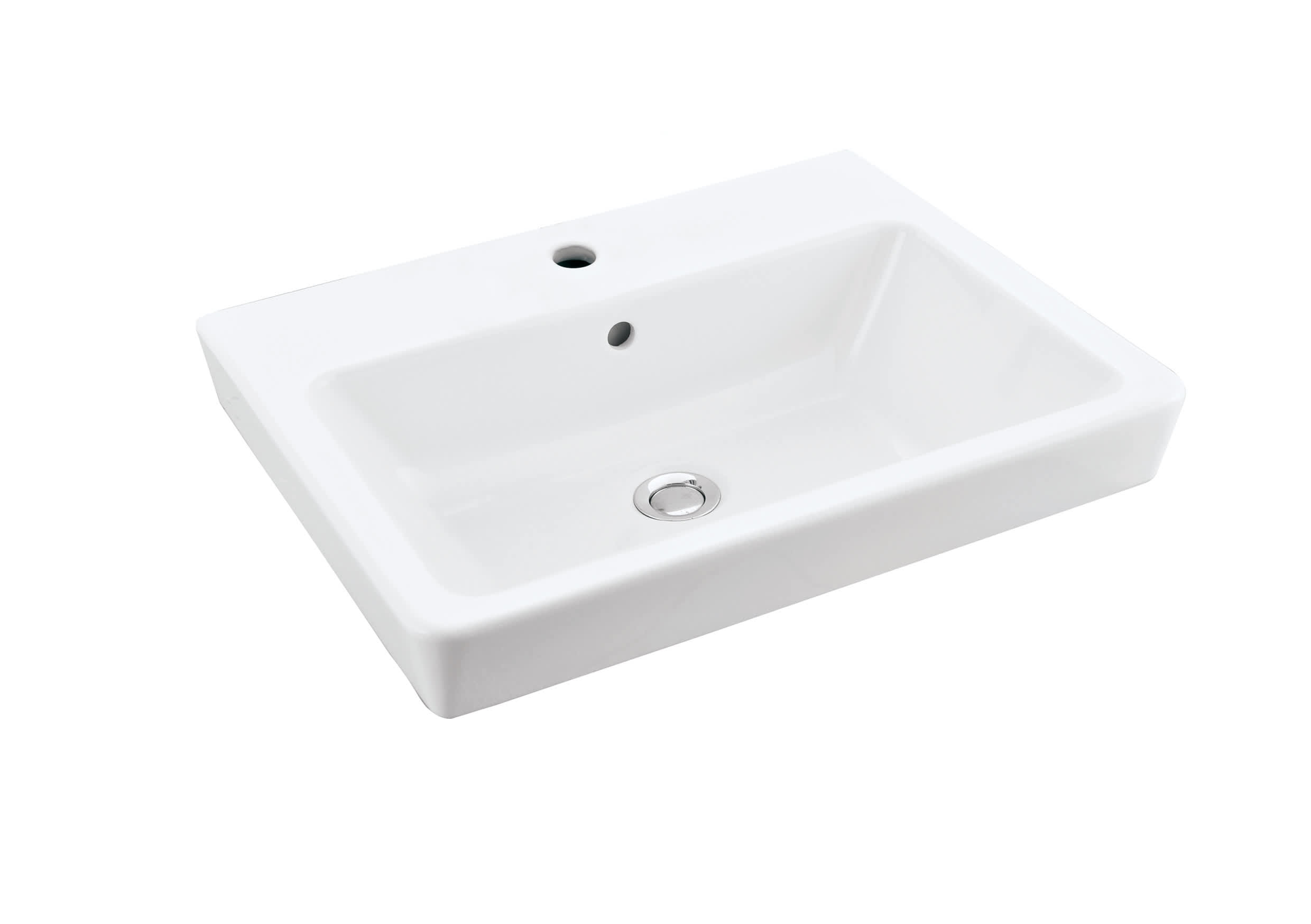 Wall hung Basin WHITE Bergamo Square WBSABQ101WW JohnsonSuisse