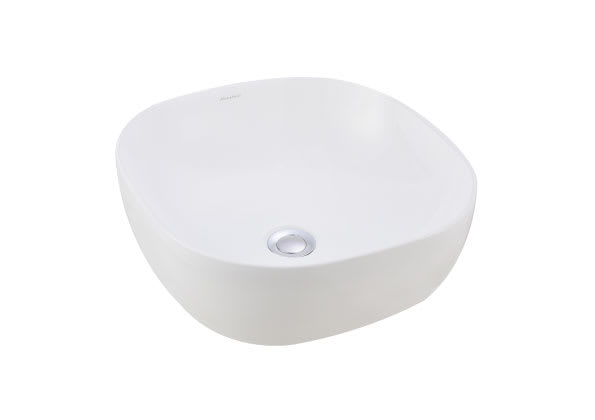 Countertop Basin WHITE Valencia Slim Soft WBVC950143WW JohnsonSuisse