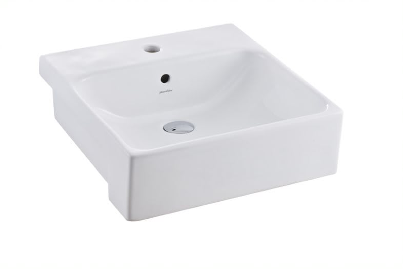 Semi-recessed Basin WHITE Trezzo-N WBAATZ202WW JohnsonSuisse