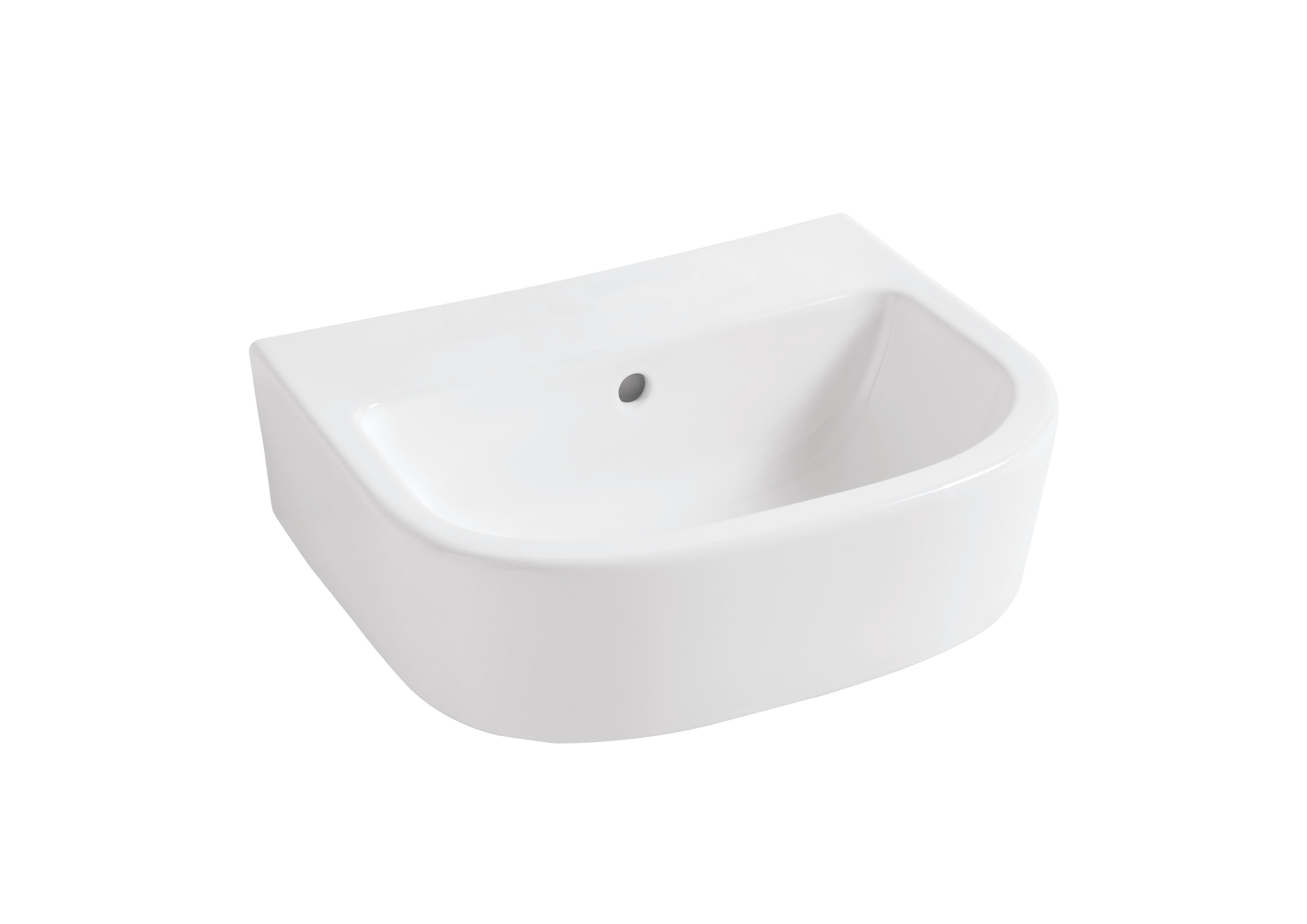 Wall hung Basin WHITE Latina 500 WBSALT101WW JohnsonSuisse