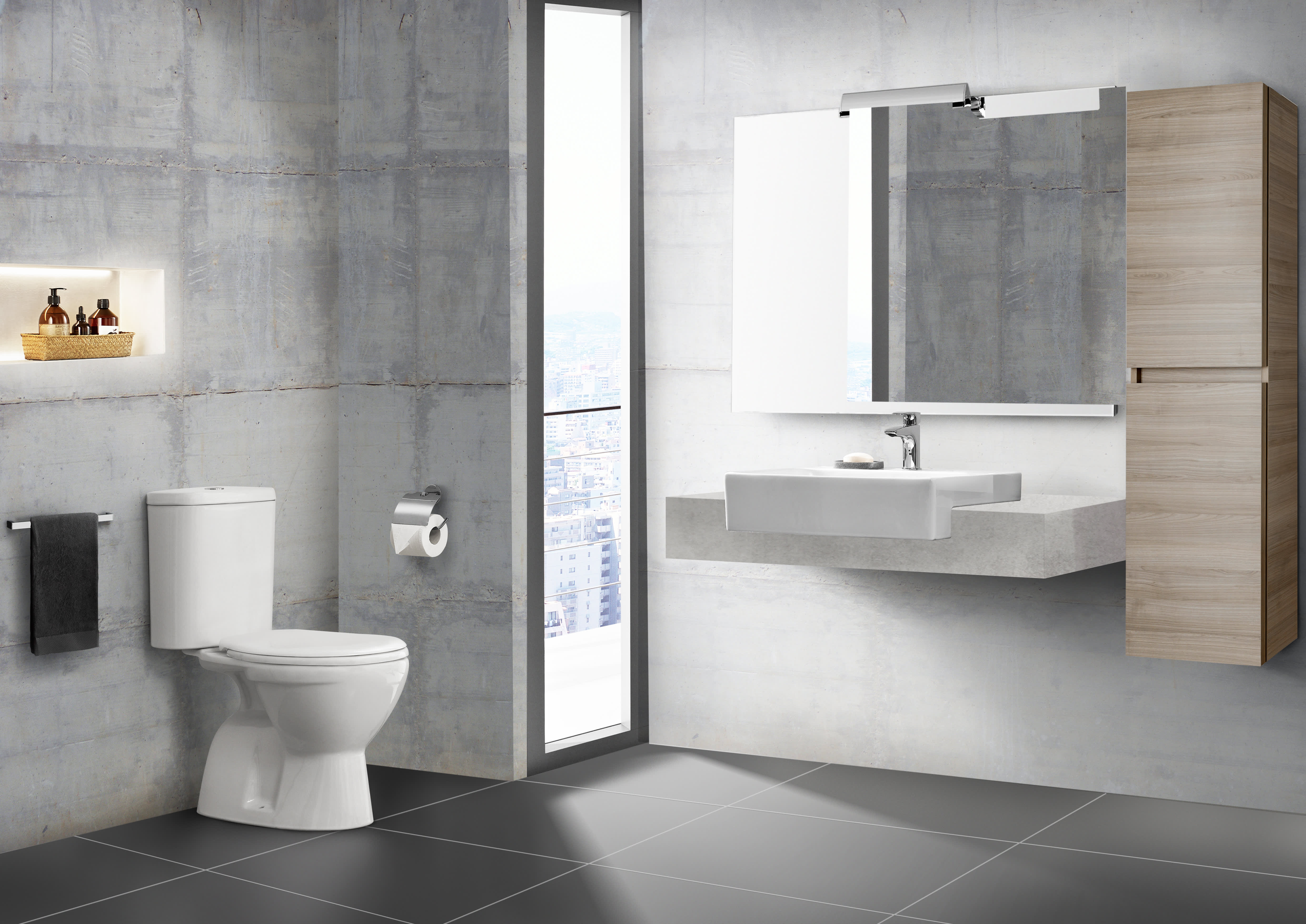 Close-coupled WC Luton WBSELT121.. JohnsonSuisse